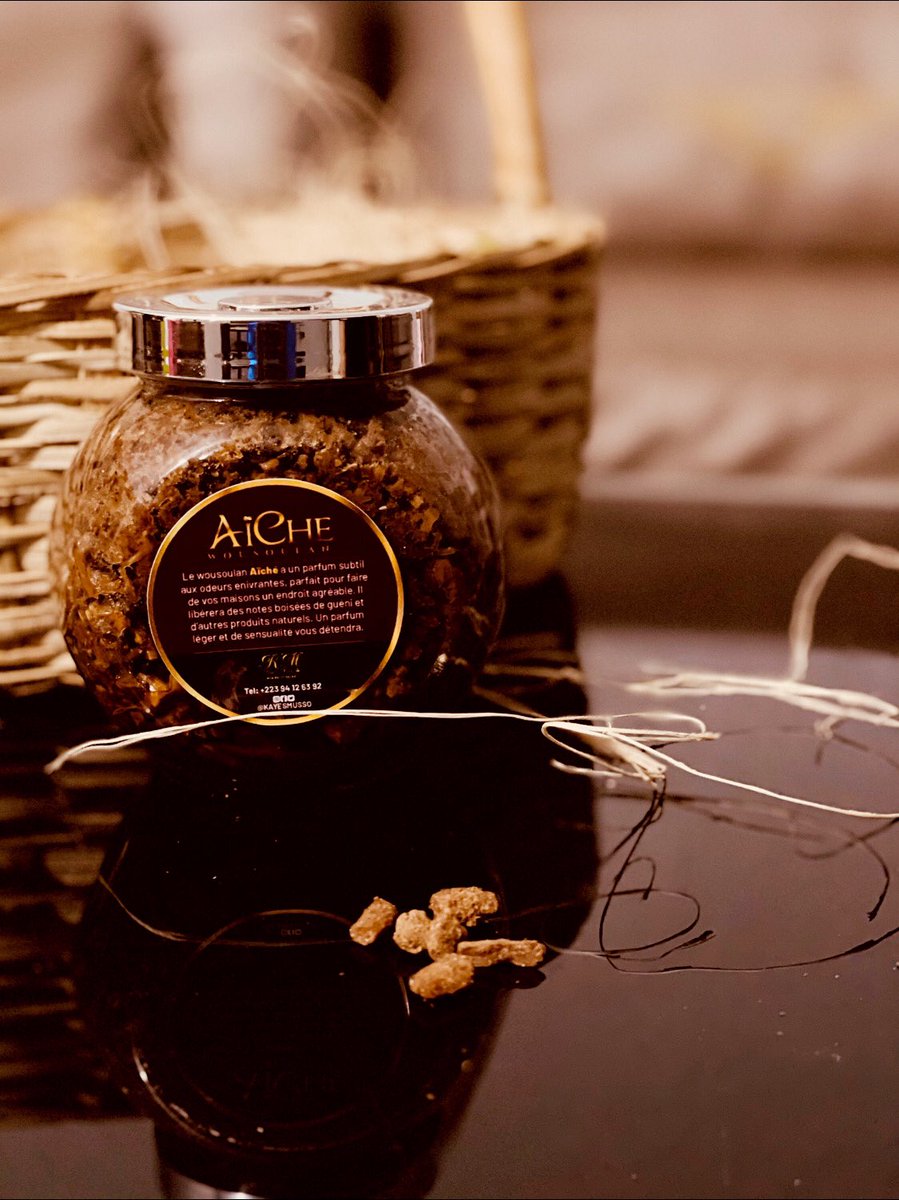 KayesMusso's tweet photo. Nous vous proposons notre nouveau produit de la gamme Kayes Musso: 
✨l’encens Aïché.✨

 #kayesmusso #monpetitsecret #encensAïché #Woussoulanmali #encensmali #bonneodeur #parfum #coquetterie #bienêtre #madeinmali #madeinafrica https://t.co/ngHpF6SFHV