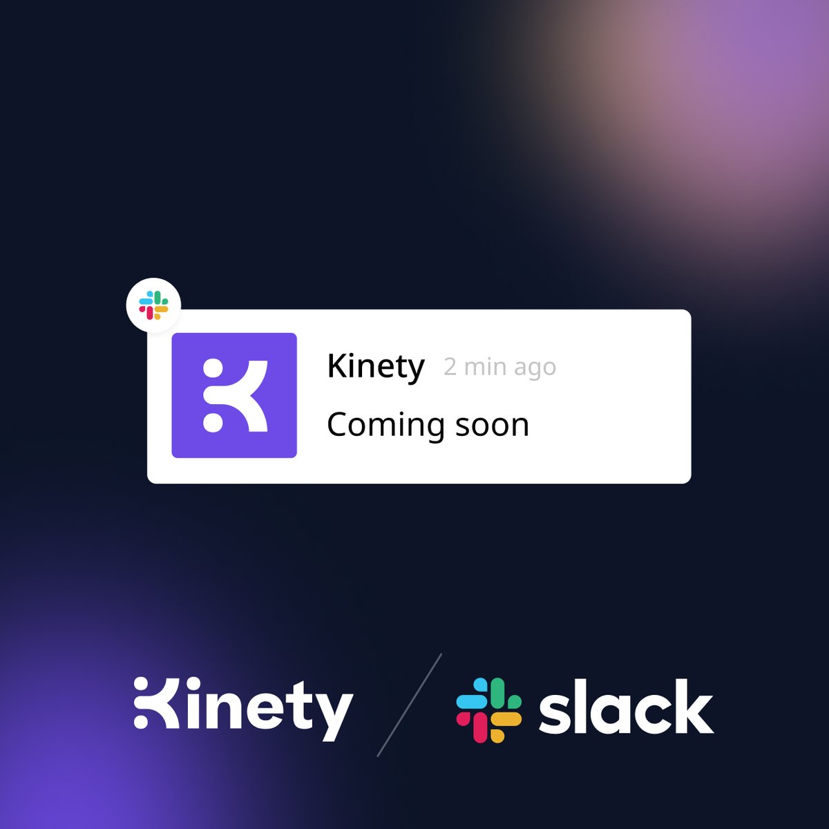 We've got some great news! Kinety can soon be integrated into your Slack channel 💬! 
Keep track of what happens in your Kinety board through our automated notifications. This will help you to stay focused on your work, and on your goals! Available soon at Kinety.
#slack #focus