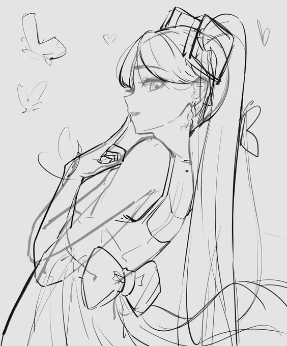 W.I.P Miku 
 #illustration #painting #drawing  #conceptart #2dart #ミクの日  #ミクの日2022 