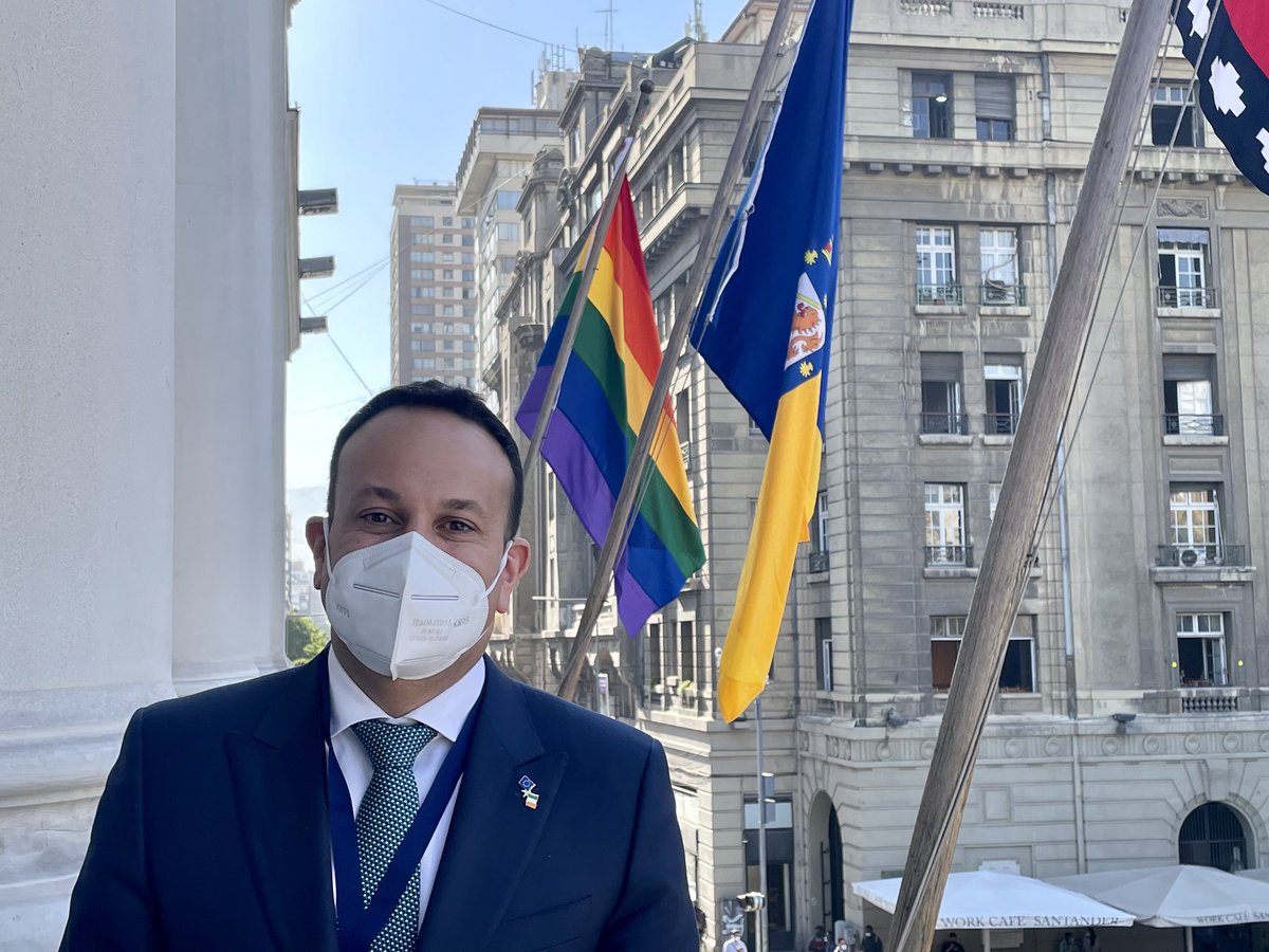 And then there were 31. 🇮🇪🏳️‍🌈🇨🇱🇪🇺❤️Honoured to be here in Chile on the day marriage equality becomes law. One of the final acts of the outgoing Govt and Congress.  Only 150 to go.