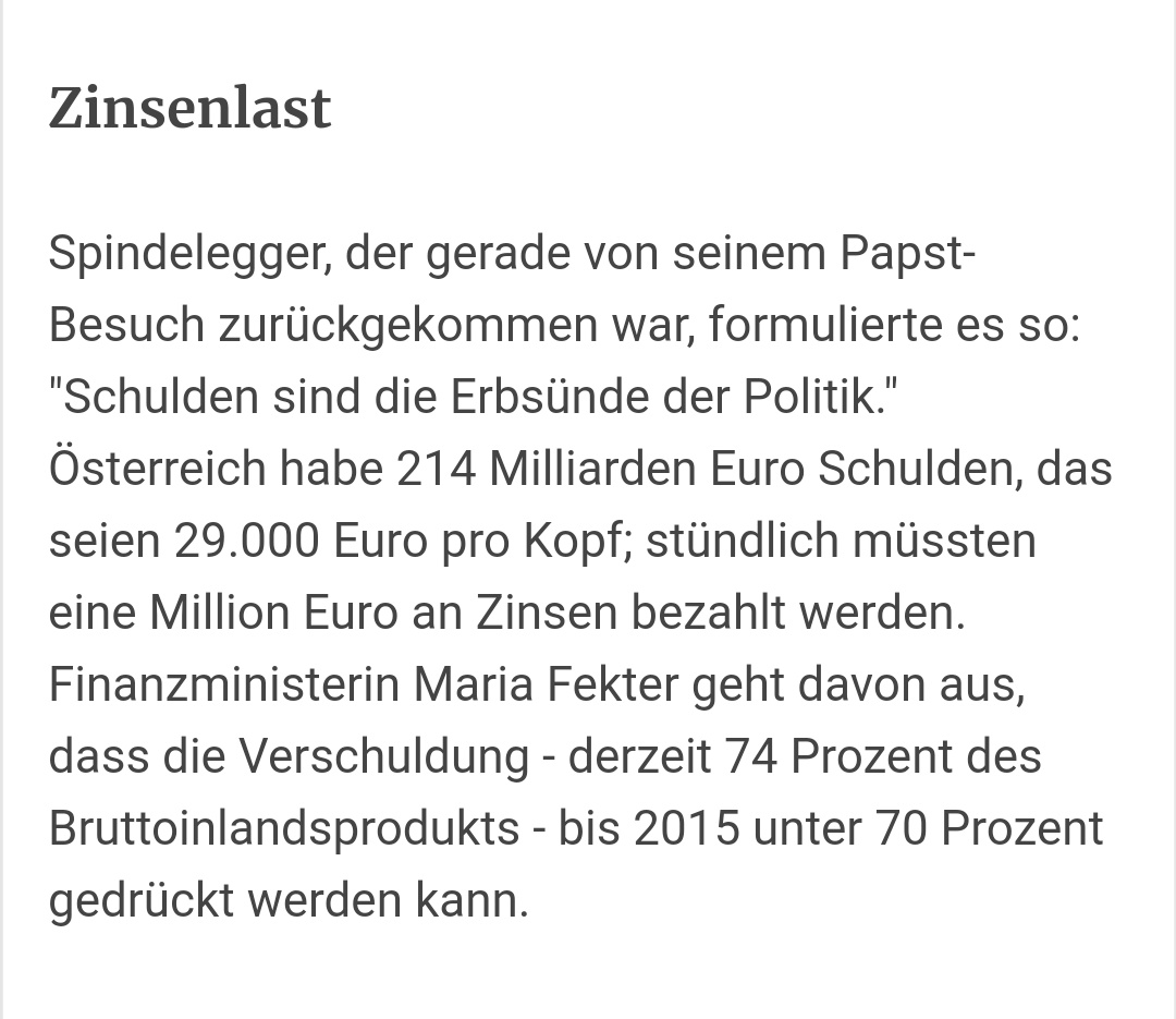 beofrei's tweet photo. Könnt ihr euch noch an #Spindi (u Fekter) erinnern (vor ca 10J). Damals ging es um eine "Millionärsabgabe". NoSpoiler: Daraus wurde nichts.
Die #ÖVP war nach einem Papstbesuch nahe dran, dass sie was kapieren könnte... NoSpoiler: NOPE, natürlich nicht
#Reichensteuer https://t.co/XKeQxVDNAJ