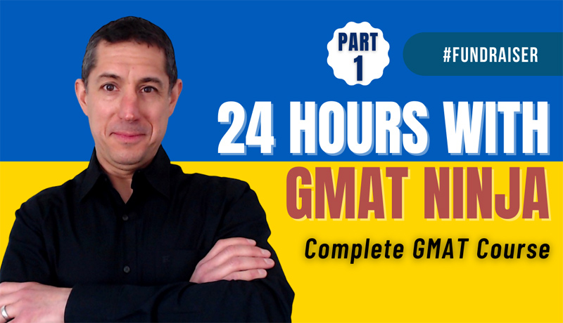 gmat_club's tweet photo. Tomorrow - Join The GMAT Ninja Live on GMAT Club's YouTube Channel
Learn Everything about #GMAT in 24 Hours: Non-Stop GMAT Crash Course PART 1 #Ukraine
Friday, March 11th 7:30 AM PT https://t.co/mZKtxbsGz7 #GMATClub #GMATNinja #FreeGMATCourse #GMATCourse #CompleteGMATCourse https://t.co/mhJlatvfKD