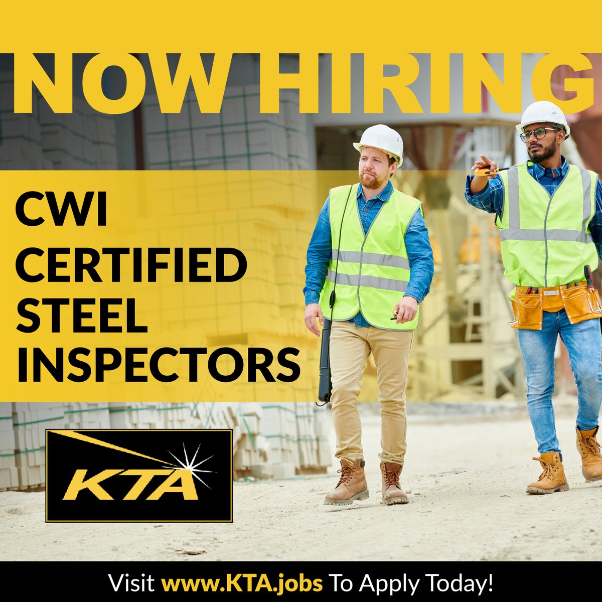 🚨 KTA is now hiring AWS CWI's! Apply today to be an integral part of growing our business! AA/EEO
Apply Here 👉 ktatatorinc.theresumator.com/apply/xsYdPVhW…