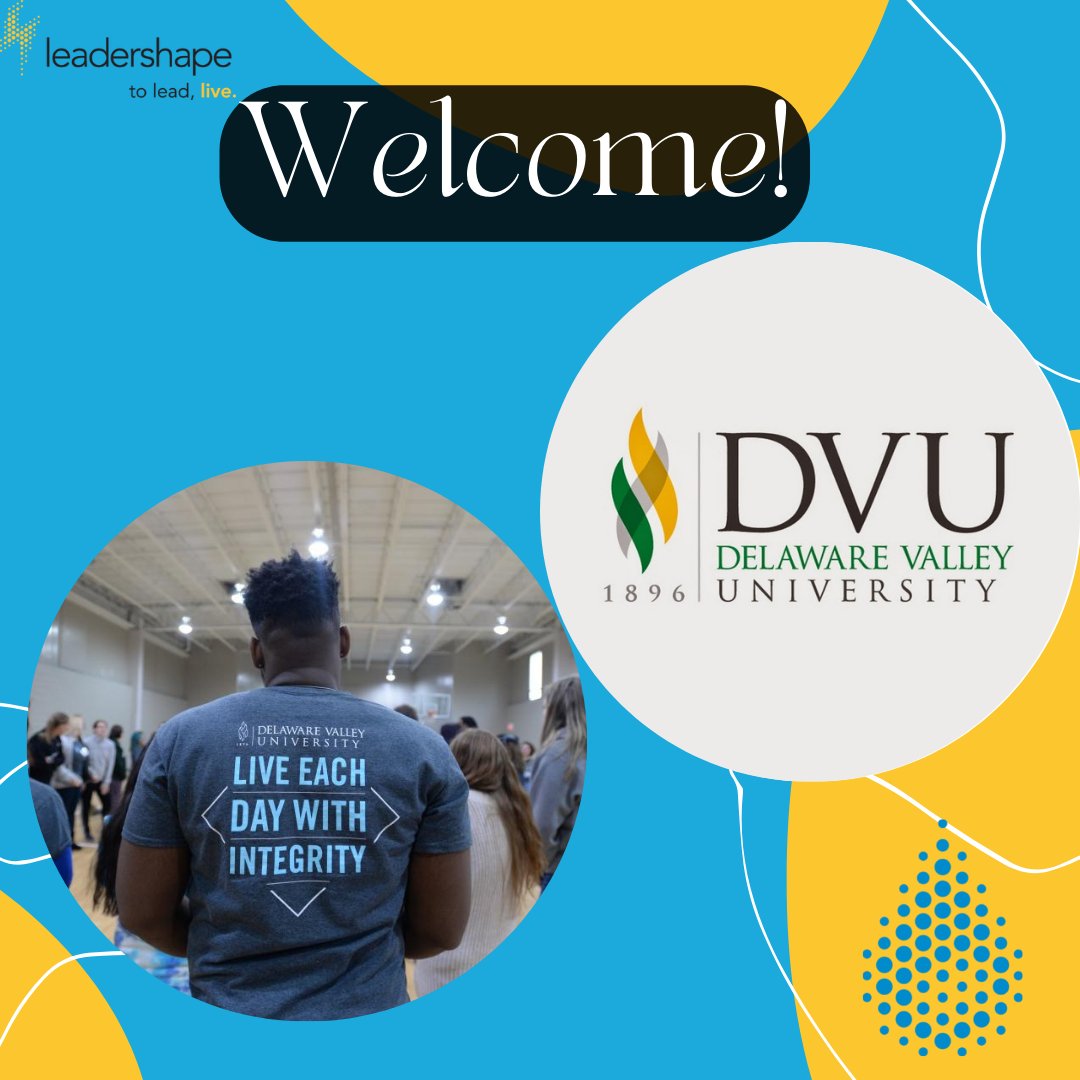 LeaderShape's tweet photo. Today we kick off an Institute session with Delaware Valley University! Through self-assessment, small group discussions, team building challenges, and more, participants will develop a vision for something they care about.

#LeaderShape #ToLeadLive #personaldevelopment https://t.co/1Z8o50DTqI