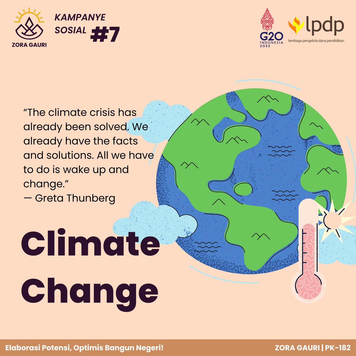 mibsetyawan's tweet photo. LPDPrens, sebetulnya mudah saja. Mulailah dari diri sendiri. Mulailah saat ini. Demi ibu pertiwi.
@LPDP_RI 
#LPDP #PK182 #ZoraGauri #DiriUntukNegeri #IndonesiaTangguhIndonesiaTumbuh #SDMUnggulIndonesiaMaju #AkuPastiMengabdi #RecoverStrongerRecoverTogether https://t.co/b1GFlVUNUu
