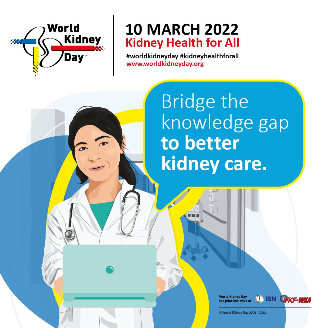 Lifebanc's tweet photo. To bridge the knowledge gap about kidney health, #WorldKidneyDay advocates for governments to add chronic kidney disease to their health agendas, along with the four major non-communicable diseases: cardiovascular disease, cancer, diabetes, and chronic respiratory disease. https://t.co/qM0W216uTI