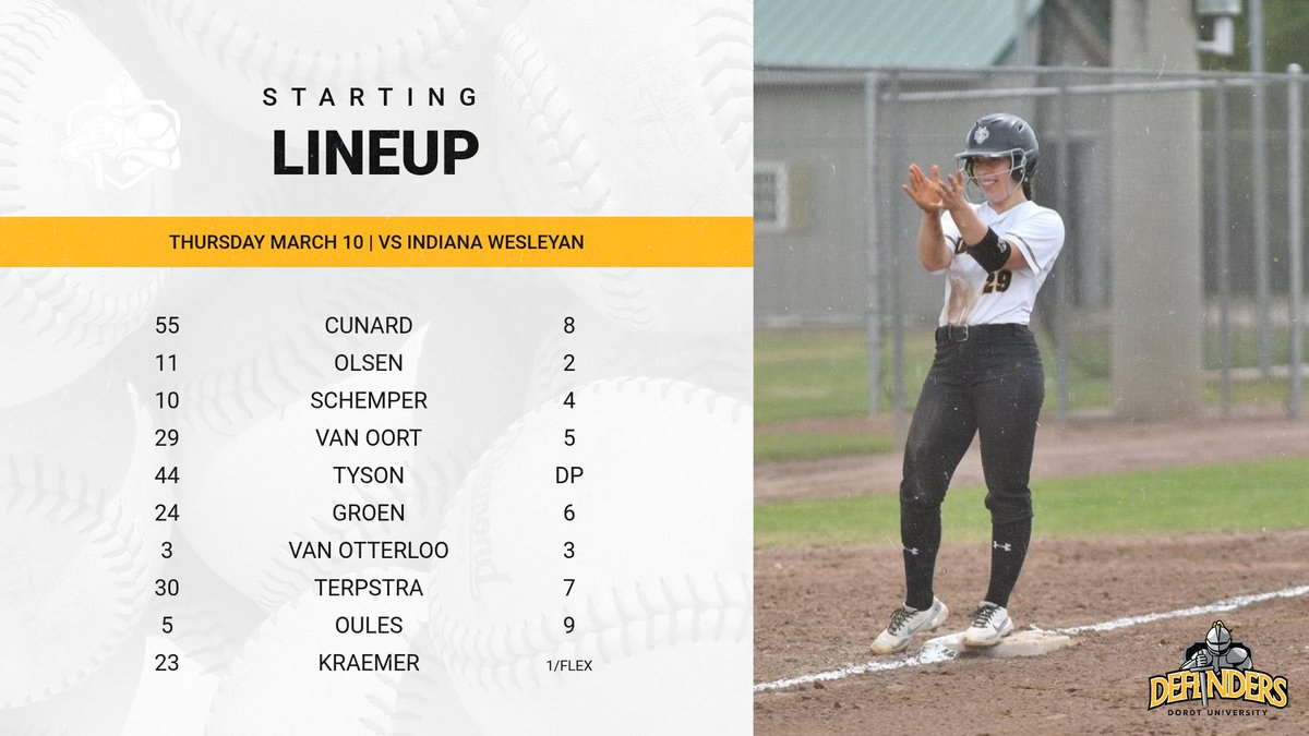 dordtsoftball's tweet photo. Dordt softball takes on Indiana Wesleyan today! First pitch at 8:15 CT. #letsgomuddin https://t.co/UMpKaHHB2S
