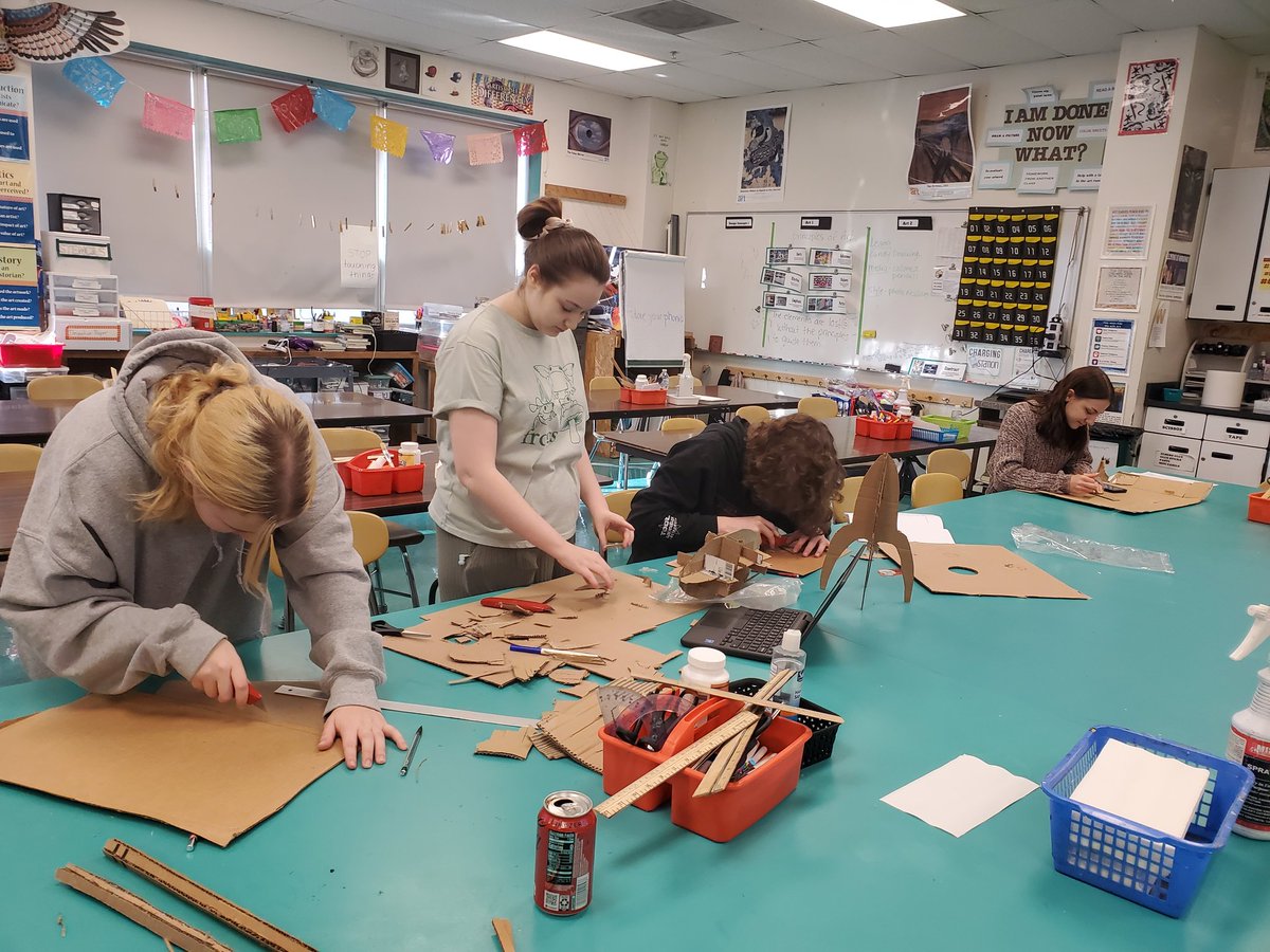 WindsorNAHS's tweet photo. Cardboard art.  Design 2. https://t.co/V1hmWsaxBA