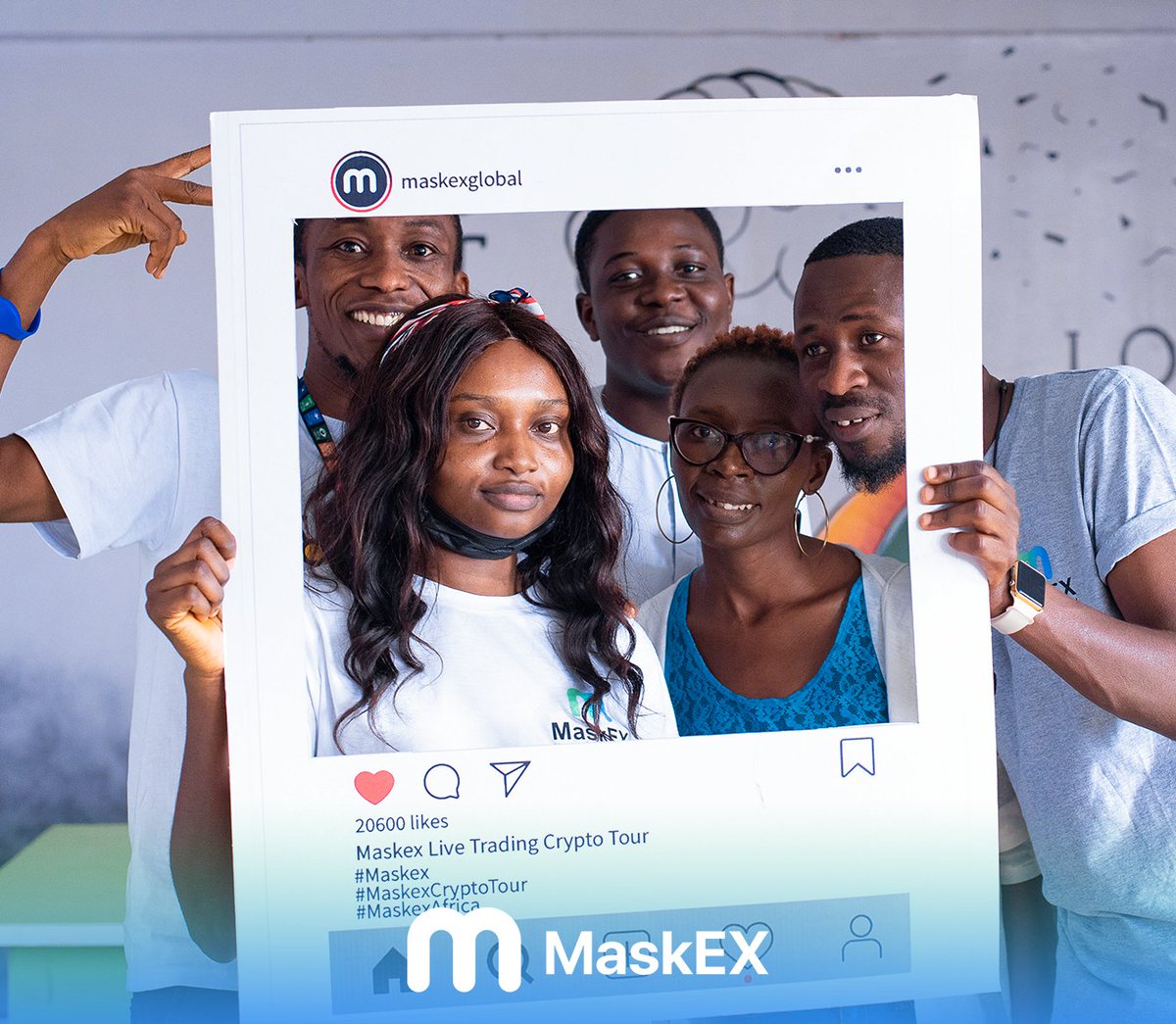 MaskEXGlobal's tweet photo. The Crypto educating seminars in Africa sponsored by MaskEX are finished and we had a blast! We are impressed by the African people's energy and motivation😍 It was an exciting experience for us!

#MaskEXWallet #MaskEXAfrica #MaskEXCryptoTour #Cryptocurrency #Investing #Trading https://t.co/kCdC4Z4GpA
