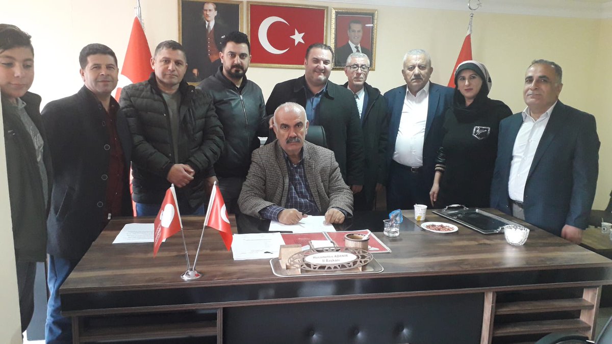 Türkiye değişim partisi il binasında 1.ci bölge toplantısı programı değerlendirmek üzere toplandık güçlü katılım sağlayacağız