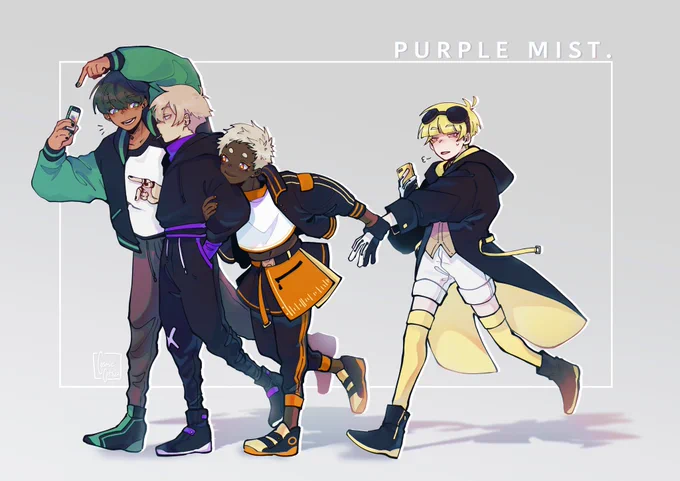 [OC - PURPLE MIST] 

Found family is a favourite of mine 🤝❤️ 
