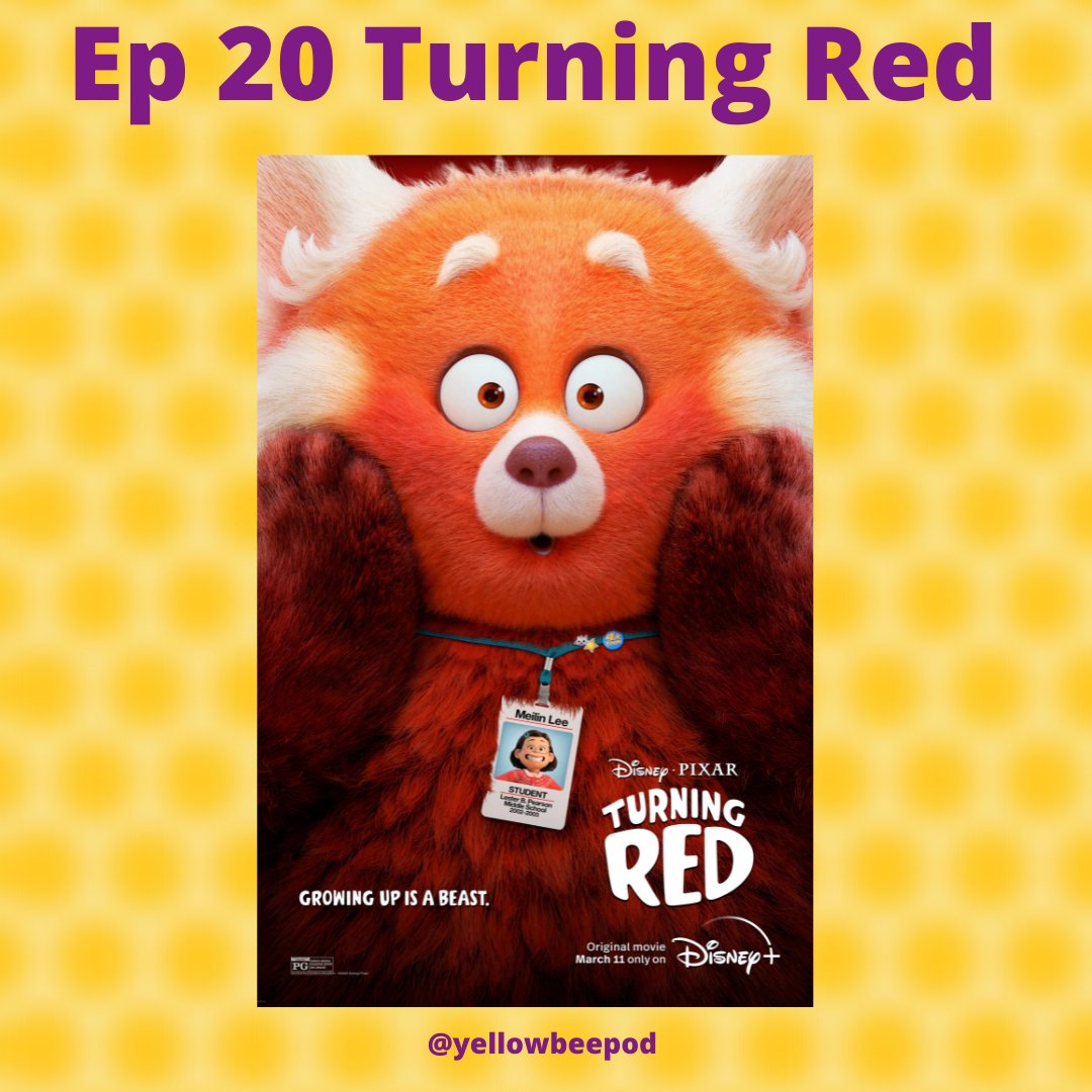 YellowBeePod's tweet photo. New Episode! ❤️ Ep 20 is all about the new Disney Pixar movie #TurningRed. I had the chance to interview director Domee Shi and producer Lindsey Collins about their new Asian-led movie! Link: https://t.co/eYkYBjvjoG https://t.co/fAk5T9BUkO