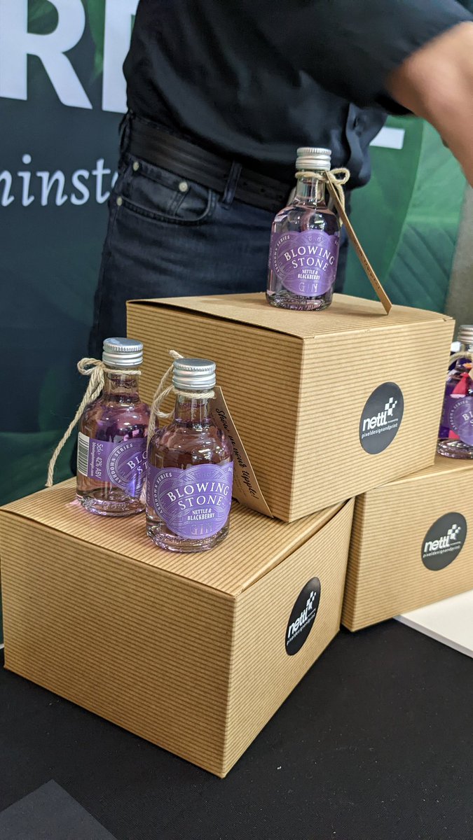 Did you win one of our 'nettl' gins today? 😍
<a href="/HW_Chamber/">Herefordshire & Worcestershire Chamber of Commerce</a> #HWExpo