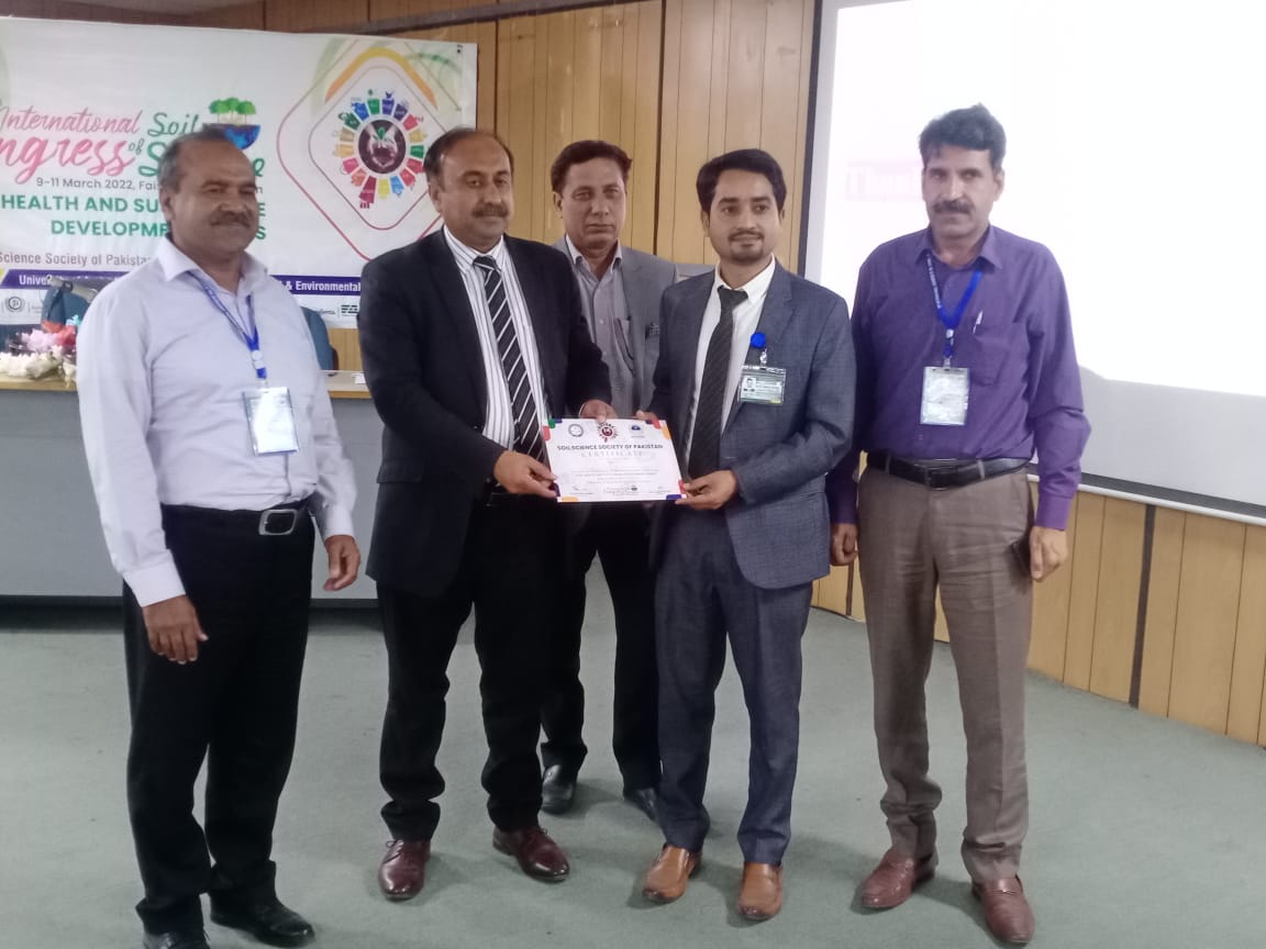 Attended, International Congress of Soil Science at UAF with the theme of "soil health and sustainable development goals"
Paper presented on soil microbial biomass stoichiometry regulate SOC and N mineralization under long-term fertilization in rice-wheat cropping
#soilhealth