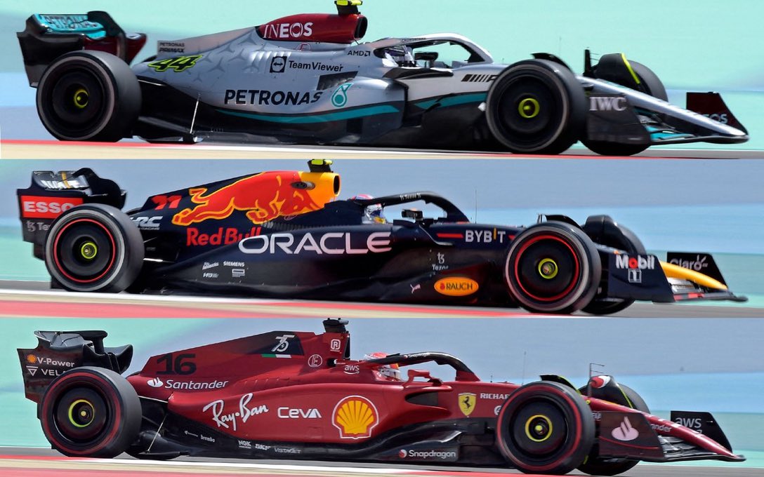 Sidepods / Pontones Comparación Equipos Fórmula 1