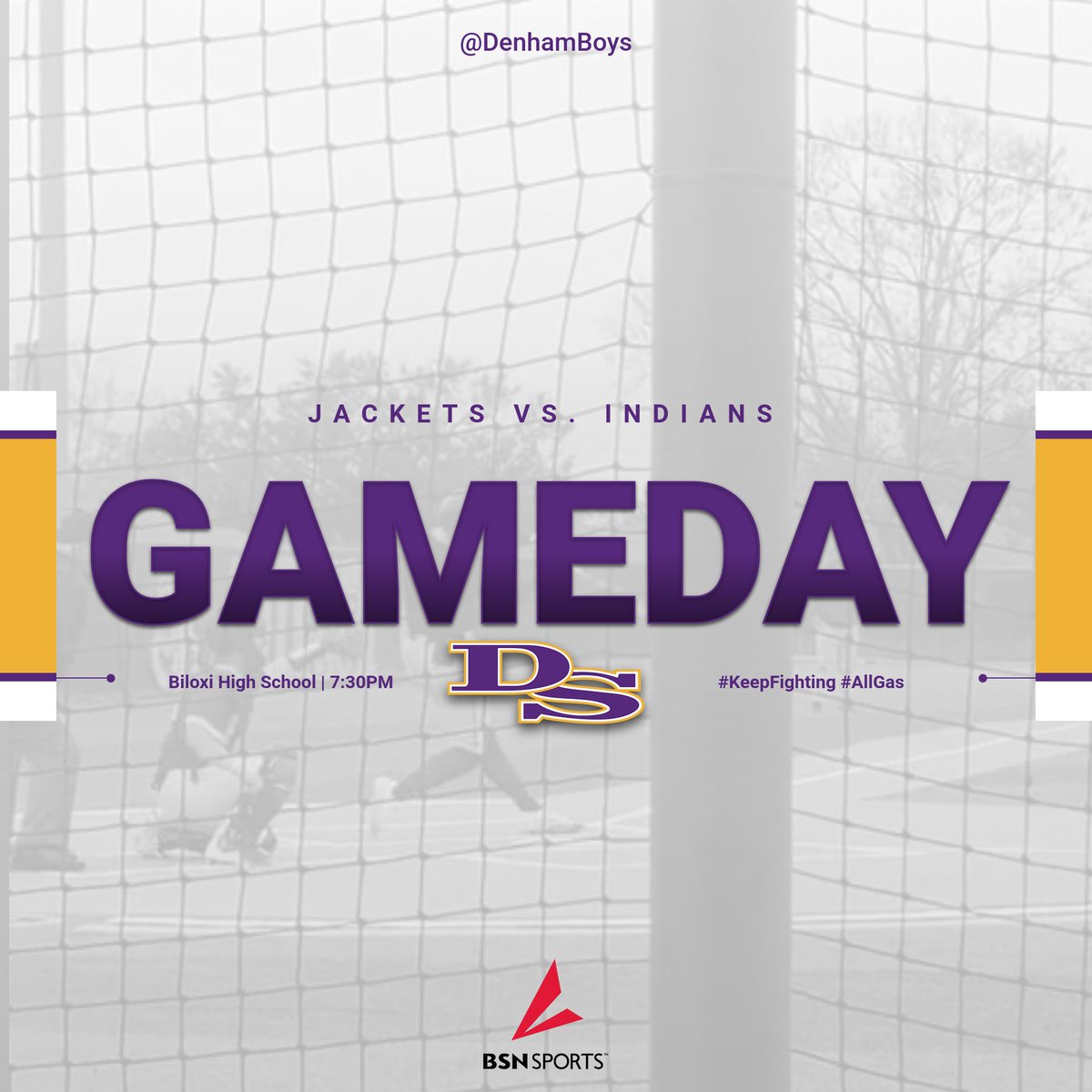 DenhamBoys's tweet image. GAMEDAY!! 7:30 in Mississippi at Biloxi High School! #KeepFighting #AllGas