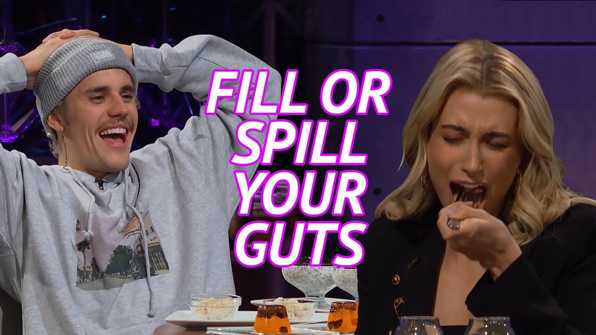 Justin Bieber and Hailey Bieber come on the show to play Fill or Spill Your Guts, where they are asked personal questions and can either choose to answer or eat the food in front of them.

chopbreak.com/Justin-and-Hai……

#TheTonightShow #JustinBieber #FoodCommunity #Chopbreak