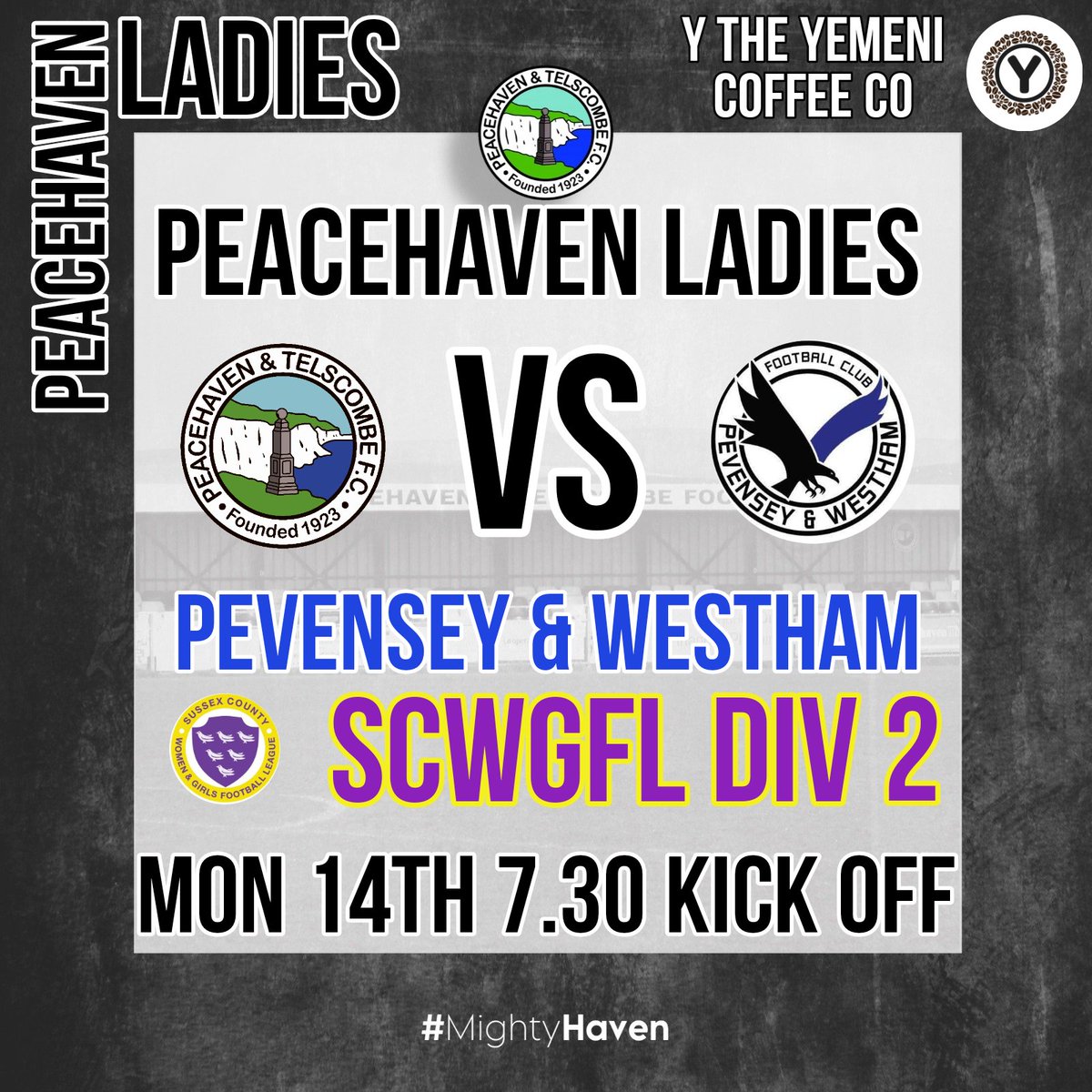 PeacehavenLFC's tweet photo. Monday night under the lights!

On Monday we welcome @PWLFCOFFICIAL to the LH Sports Park for our last game of the season. Free Entry, Bar and kitchen will be open.

We look forward to seeing you all there. ⬛️⬜️⬛️⬜️⬛️⬜️ https://t.co/kOAmKJPOTR