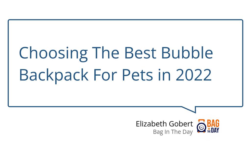 Bagintheday1's tweet image. Silicone bubbles encase the pet's body while the owner wears a harness on their chest to support the backpack evenly.

Read the full article: Choosing The Best Bubble Backpack For Pets in 2022
▸ bit.ly/3B3eTIR

#BubbleBackpack #Backpacks #ClearDomeShapedDevice