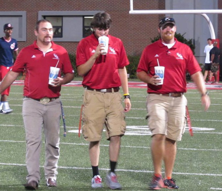 SCGradATP's tweet photo. Celebrating #NATM2022 and the theme of "where they came from", here is our own @AndrewDrakeATC Head AT @SterlingCSports. From the facial hairless football player, to the belt-buckle sidelines of @UWATigers and now back with at SC. Thanks Andrew for all you do! @NAIAATA20 https://t.co/AXGjbnxZzn