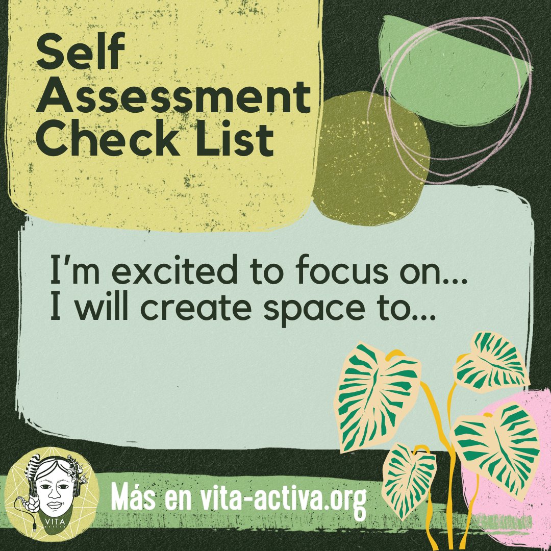 VitaActivaOrg's tweet image. Follow the #ResilienceLab from the distance...try to answer the questions for the Self-Assessment Check List
#MozFest #mozfest2022 #VitaActivaOrg
More at: schedule.mozillafestival.org/session/QGPNSG…
Remember, you are not alone 🌻💛💙