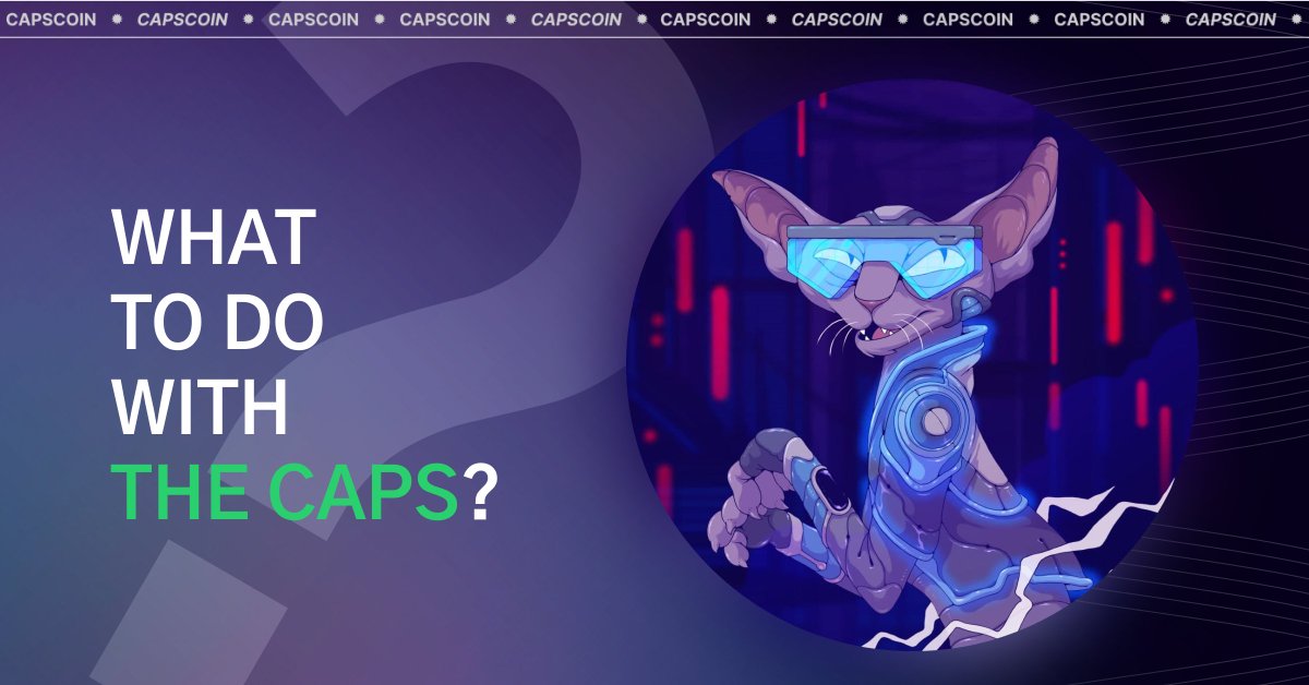CapsCoin_io's tweet photo. ✨ What to do with the purchased CAPS?

🙏🏻 Hey, don't rush to unwrap CAPS, because there are many options that you can do with it!

➡ Check out the answer here : https://t.co/NbXnXfxyIR

#CapsCoin #NFTgame #GameFi #Metaverse #Catoverse https://t.co/5fEVHSoTpe