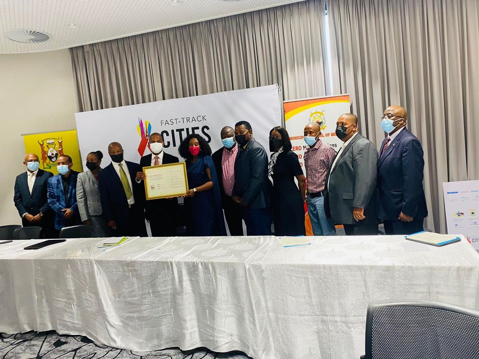 The signing of the Paris Declaration by the Mbabane and Manzini Cities as a commitment to end the HIV/AIDS pandemic by 2030 took place at the Hilton Garden Hotel. The project is targeting the 2 cities and is called Global Fast Track Cities Initiative.