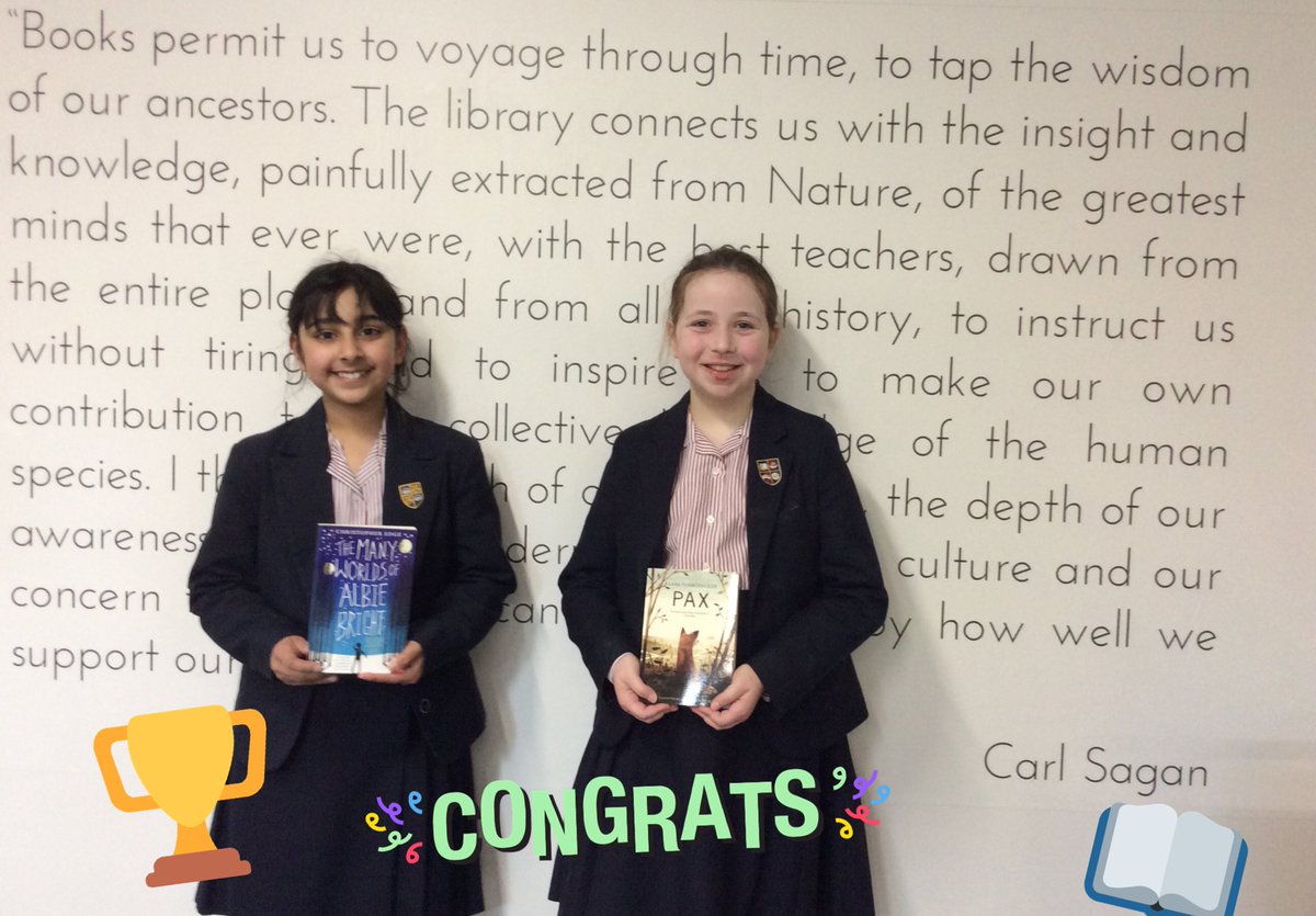 Our amazing yr5 #wbd competition winners popped in today to collect their book prizes! Some amazing choices, enjoy your reads year 5!👏👏👏 @larawilliamson @jocotterillbook @mimithebo @edgechristopher @sarapennypacker

#librariesforlife #readingforpleasure #ReadingCommunity