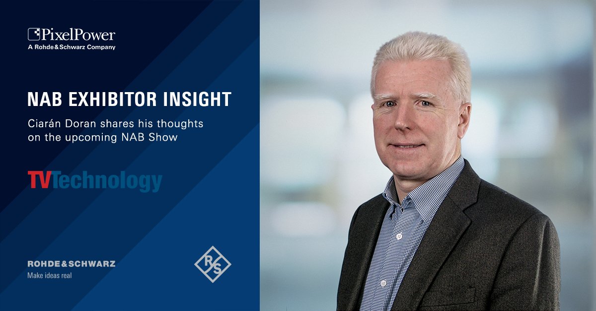 Pixel_Power's tweet photo. “Now that customers have had a taste of freedom they want more." Ciaran Doran talks technology trends with  @TVTechnology  ahead of  @NABShow. Read the full article here: https://t.co/42qpBSWXr3 #NABShow #broadcast #remoteproduction #production #software  @RandS_Broadcast https://t.co/VW6LfsuP4k
