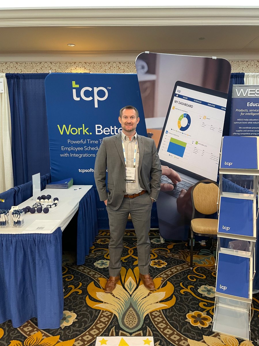 tcpsoftware's tweet photo. Attending the Pennsylvania ASBO conference this week? Be sure to stop by booth 705 today from 9:30 - 3:15 and say hello to a few TCP Software superstars, Ryan Betzing and Lucas Orosco. #PASBO #K12 https://t.co/K56rsUlWFr