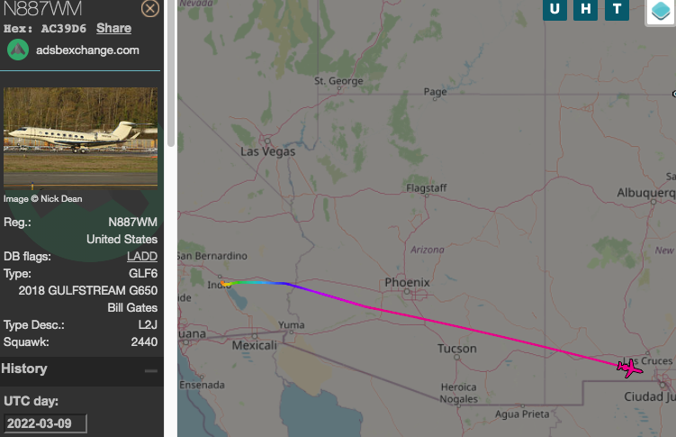 N887WM, Mar 9.