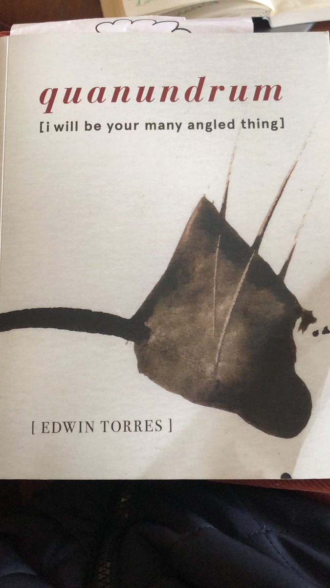 Prepping to teach this marvel of a book with advanced poetry students. Bravo to <a href="/Brainlingo/">Edwin Torres</a> and <a href="/roofbooks/">Roof Books</a>