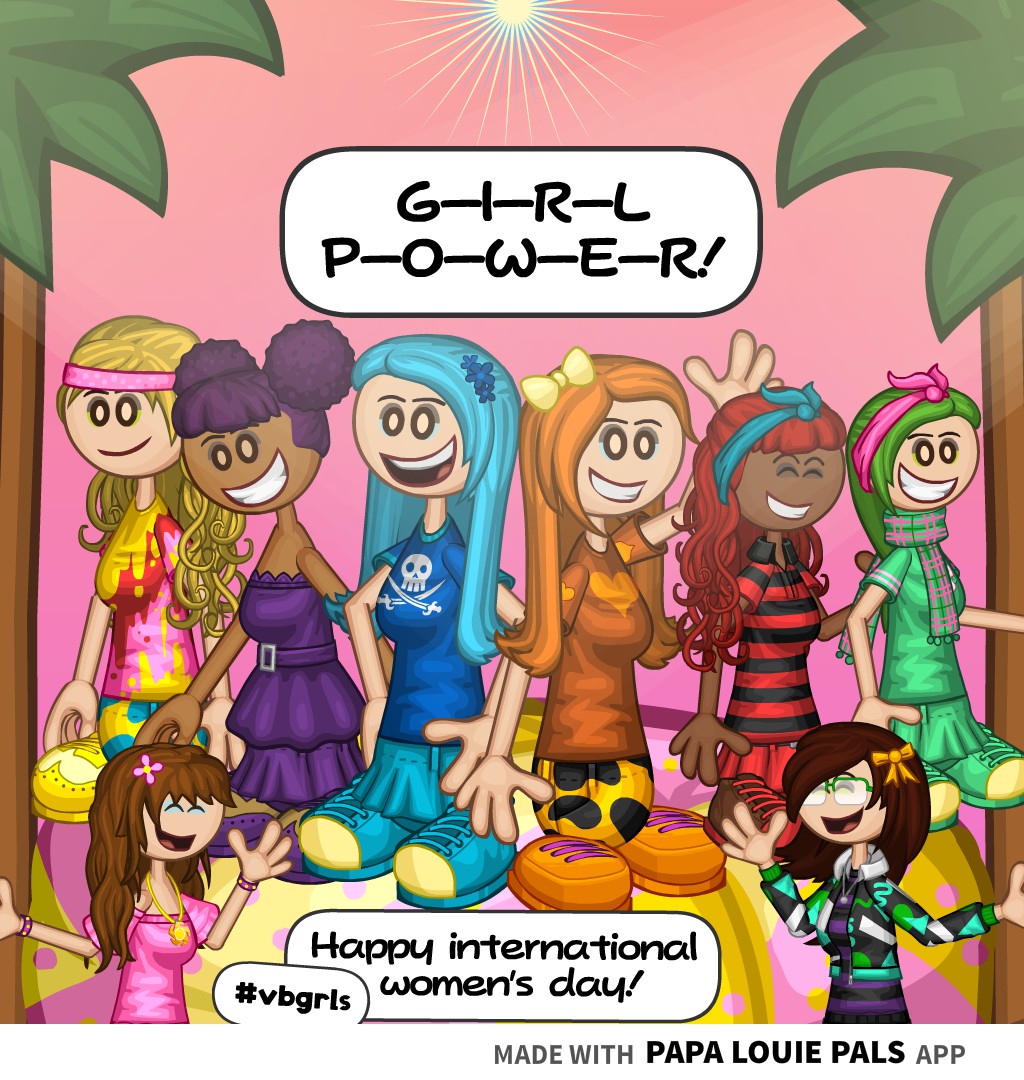 ffltvoffical's tweet photo. GIRL POWER! It's international women's day! So girl up! #papalouiepals #vbgrls #fliplinegirls #girlpower https://t.co/5emfYRriio