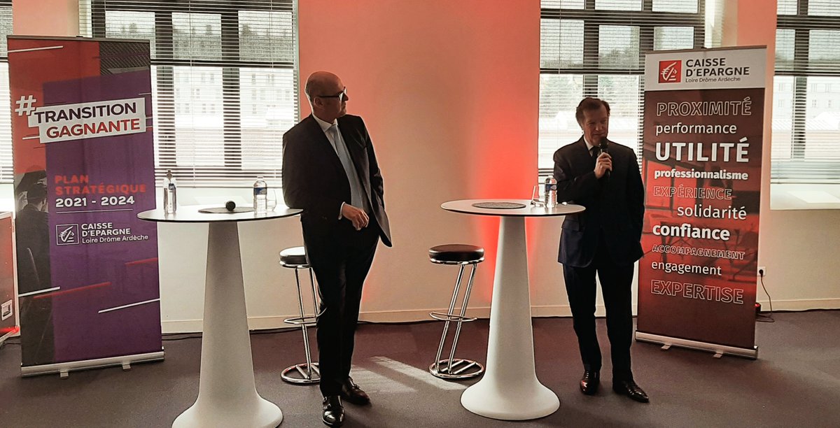 CaissEpargneLDA's tweet photo. Laurent Mignon, président du directoire @GroupeBPCE est présent ce jeudi au siège de la @CaissEpargneLDA afin d'évoquer le plan stratégique 2021-2024 et les nombreuses ambitions du Groupe et de CELDA.
Une dynamique collective pour un seul objectif : Être Utile à tous nos clients https://t.co/UVjBNpQe2b