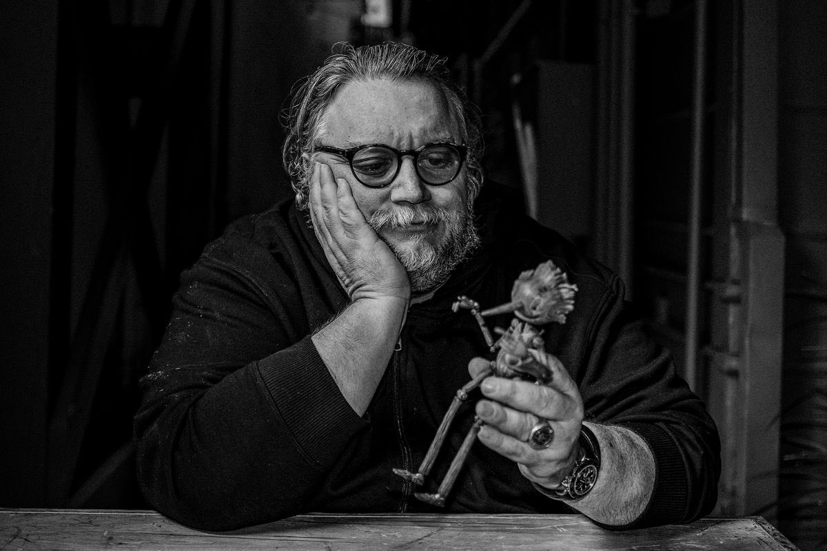 Carlos_Film's tweet photo. Guillermo del Toro and a puppet from his upcoming PINOCCHIO https://t.co/NaJ9JB7Qbc