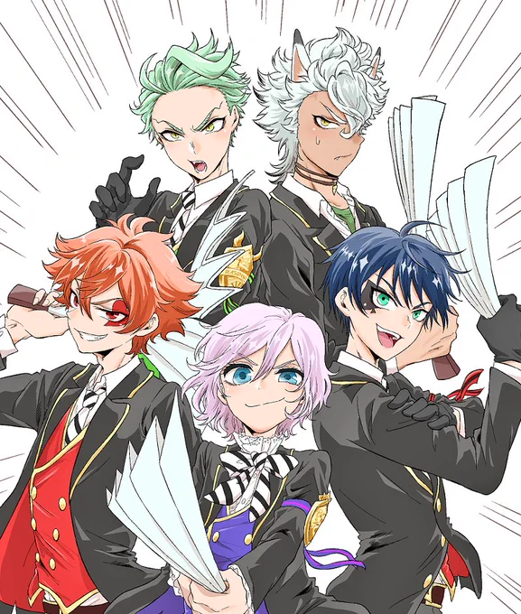 5月イベントの新刊表紙の途中経過です
1年生がお互いのお尻をハリセンで叩き合う罰ゲームをします 