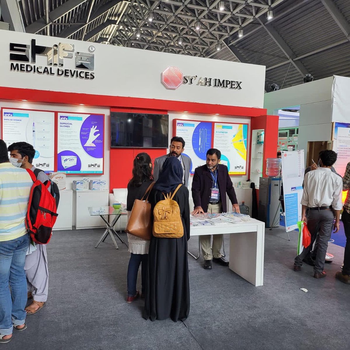 SyahImpex's tweet photo. #Thankyou to all who visited our stall at Pak Pharma &amp; #Healthcare #Exhibition &amp; #Conference Lahore and special thanks to the companies,#hospitals, #laboratories &amp; #universities who visited.
#expo #health #syringe #adsyringe #medicaldevices #doctor #nurse #pharma #pharmaceutical https://t.co/vMH7JxPyYO