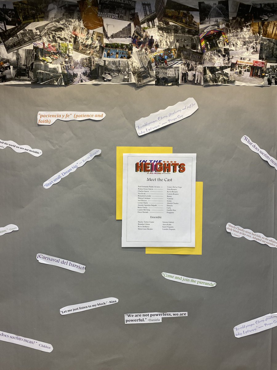 PutnamValleyCSD's tweet photo. In The Heights - In production at PVHS. Mark your calendars for April 29, 30, May 1. @PVMusicDept @jluft1 @PVHSC23 @PVHSC22 @ski626 @JackieLevinePV https://t.co/4jK0ChsPoP