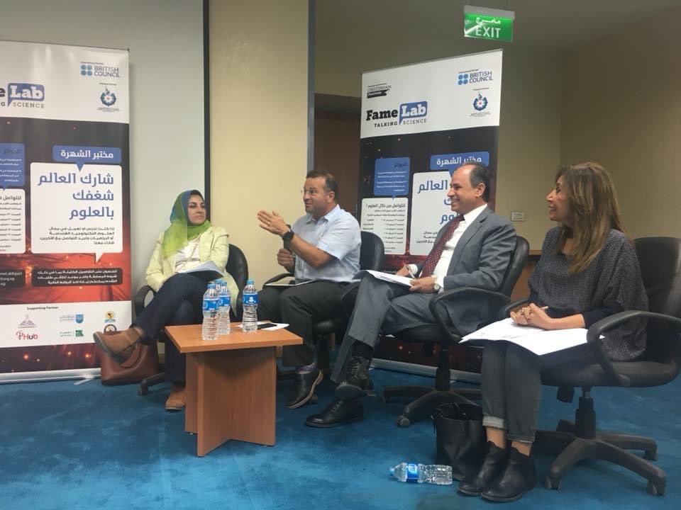 ShaimaaElbana's tweet photo. Four years ago, #FameLabEgypt jury committee who are great scientists & media figures said βwe feel proud to be sitting here @ listening to youβ to show how impressive were #FameLab contestants.. now as we still know these #female young scientists we remain proud #IWD2022 https://t.co/1eRNqY3Cwp
