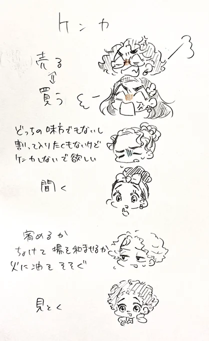 終わらんすぎて落書きしはじめた 