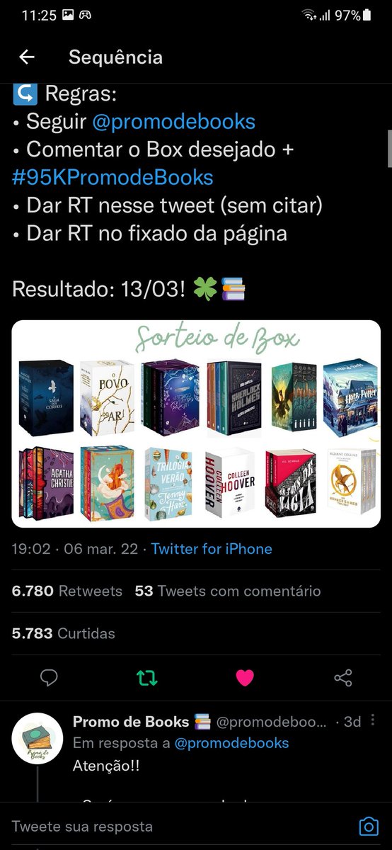 yho_nyah's tweet photo. @promodebooks @yhorranna00 tua chance!!
Eu sou doida pelo de Percy Jackson e Acotar...🙏🏻🙏🏻 vem em mim sorteio...
#95KPromodeBooks https://t.co/du1DPiKMrG