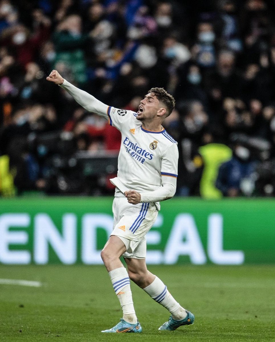 fedeevalverde's tweet photo. Grito de gol 

Grito de desahogo 

Grito de SOMOS EL MADRID 

Gracias afición 🤍👏🏼 https://t.co/2k8IaVyF5V