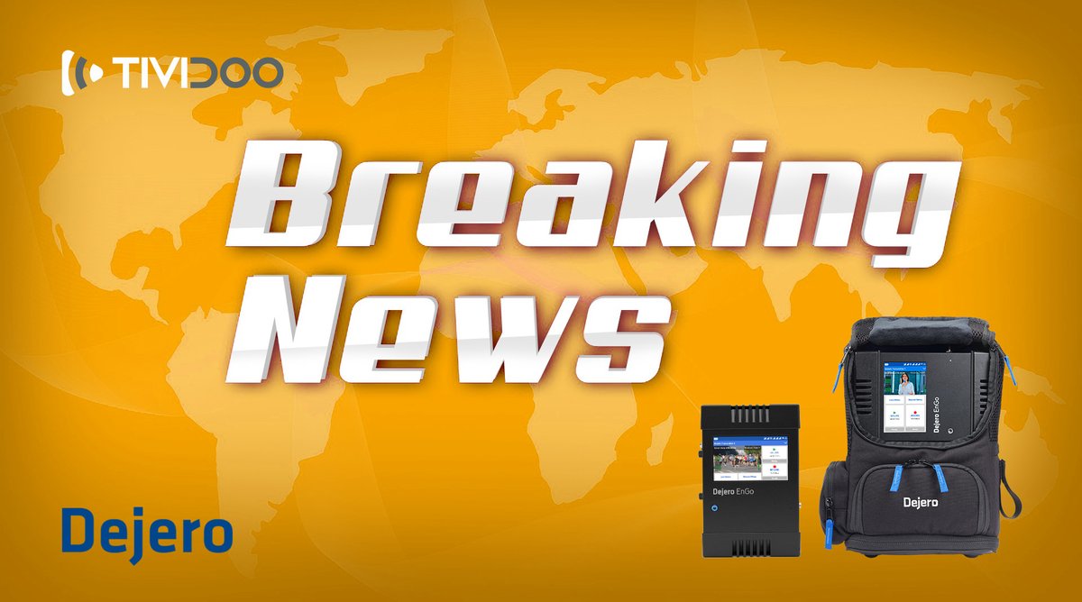 Berichterstattung ist zeitkritisch: TIVIDOO Managed Connectivity All-in-One-Systeme mit #Dejero EnGos sind fertig vorkonfiguriert, mit aufgeladenen Batterien und SIM-Karten bestückt und direkt einsatzbereit. #tividoo #ManagedConnectivity #ConnectivityMatters #News #Broadcast