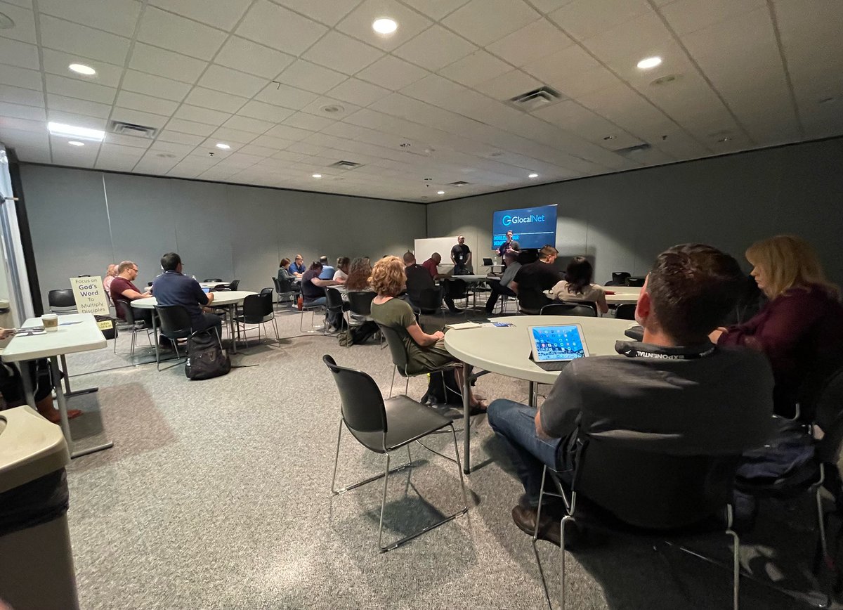 GlocalNet's tweet photo. What a day at #Exponential22 @churchplanting! Here is @Bezner and @scottvenable teaching on Mobilizing Your Members To Serve Your City & The World. https://t.co/vOhfLTU1pu