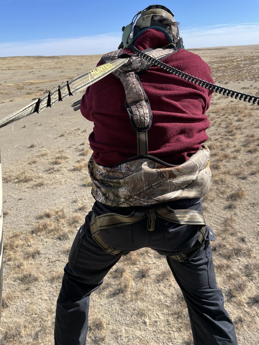 FredEichler's tweet photo. If you trust your Hunter Safety System to protect you in a tree, no reason you wouldnβt trust it in a helicopter.
@HSSVest
#everythingeichler #fulldrawoutfitters #jmdeathfromabove #helicopter #coyote #management #colorado #huntersafetysystem https://t.co/uTzgIFvh5L
