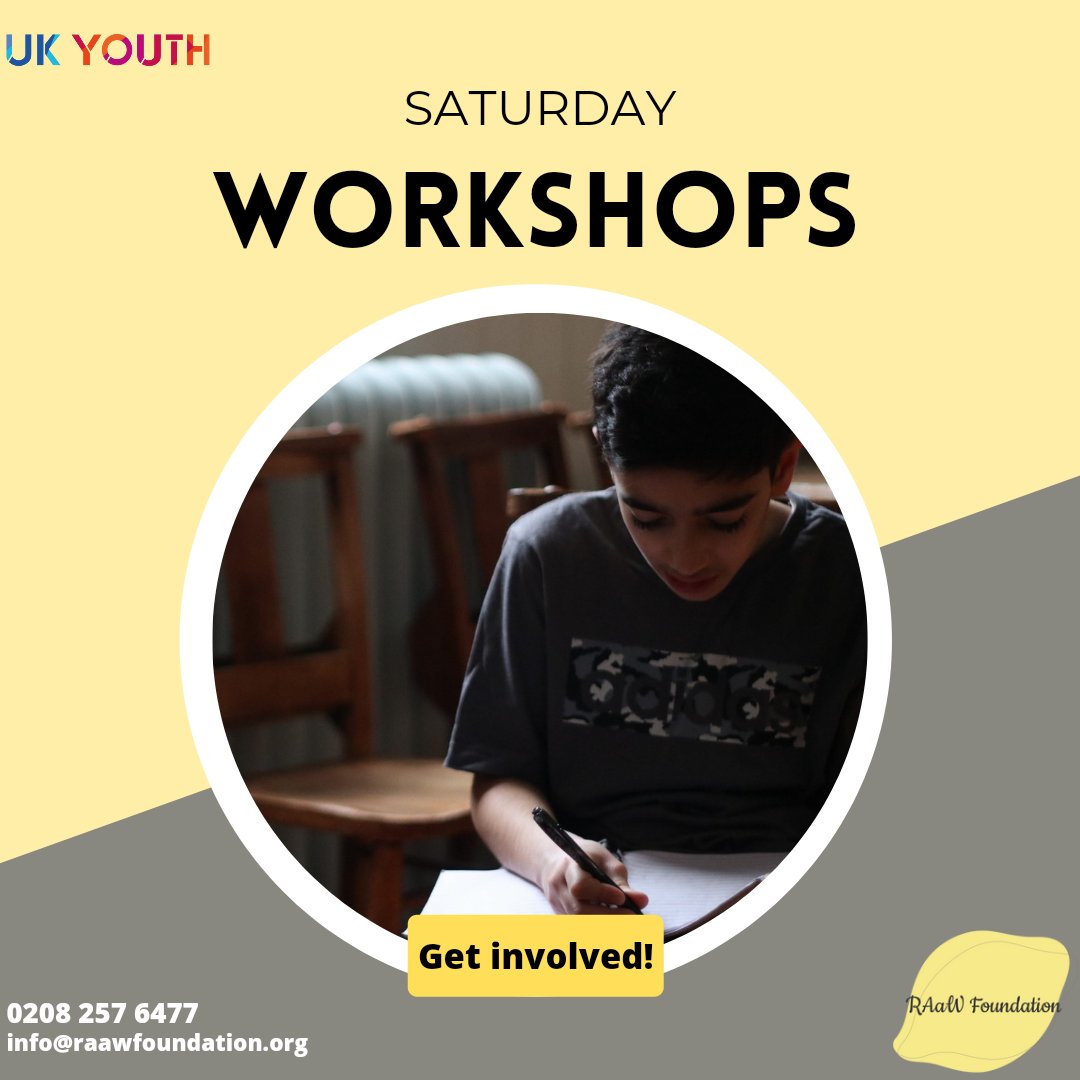 We wouldn't be able to run our weekly workshops without the support of <a href="/UKYouth/">UK Youth</a>

After some writing and planning, we've now moved onto film acting technique with our 12 - 15 year old group. 

Can't wait to see this year's short films!

*
*
*
#raawfoundation #ukyouth #ShortFilm