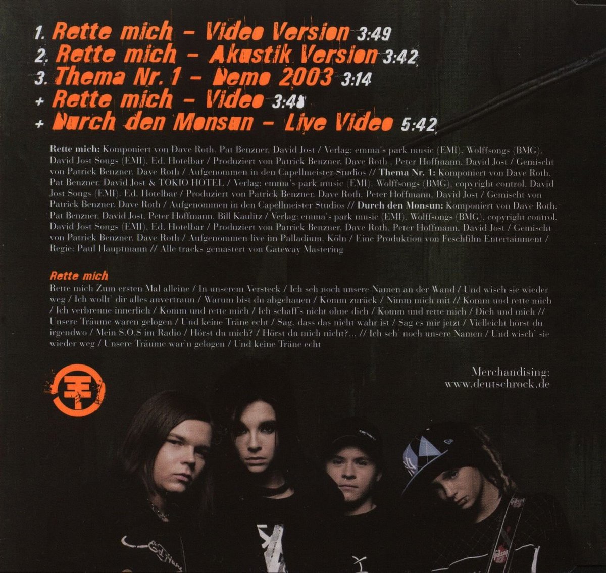 forum_th_ru's tweet photo. #tokiohotelru_капсула_времени #tokiohotel #rettemich
10 марта, 2006
В этот день вышел сингл Rette Mich. ❤️ https://t.co/QIj5u9cvgK