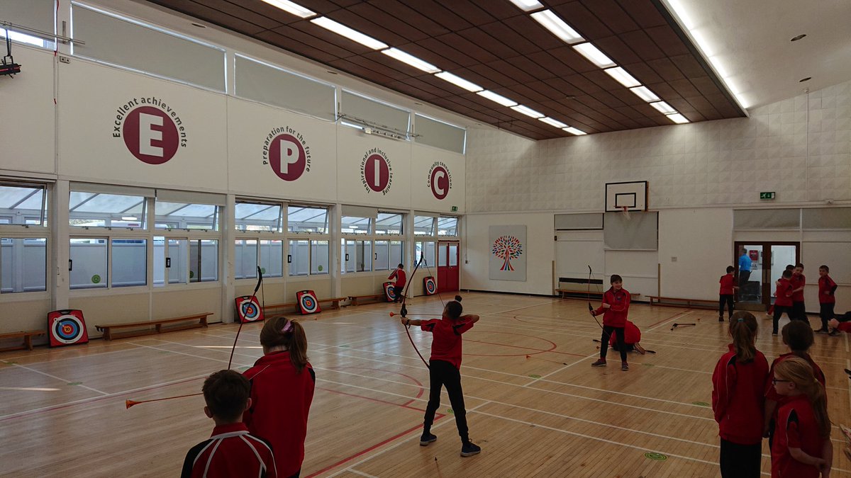 LinsladePe's tweet photo. Year 5 enjoyed learning another new sport today..... 🎯 Archery!
All part of our new target sports unit on the curriculum.
#fun #EpicLearner #Epicleaders https://t.co/htOpcdGKsf