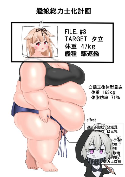 fanbox更新しました。相も変わらず力士化です。

pixivFANBOXで【肥満化】艦娘総力士化計画#3 夕立 単身時雨を救出に向かうも、捕獲され同じ肥満化マワシを履かされてしまう夕立を公開しました! https://t.co/q9GUsJLzOn 