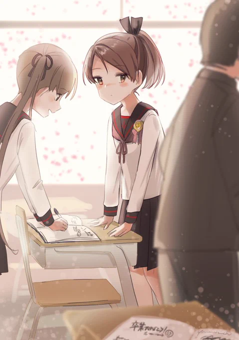「卒アル書いて」の一言が言い出せず
そこそこオーバー
#艦これ版深夜の真剣お絵描き60分一本勝負
#艦これ版真剣お絵描き60分一本勝負_20220310 